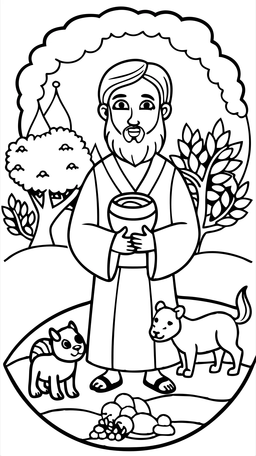 coloriages de classe biblique